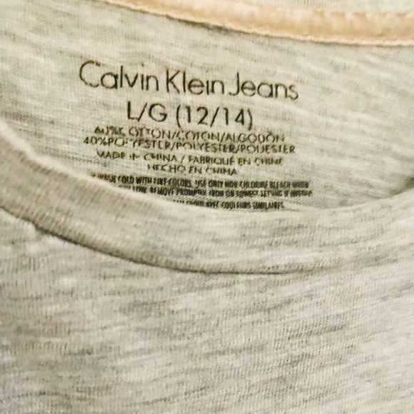 Calvin Klein grey top - Picture 4 of 4